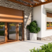 integrierte Rollläden, kombinierter Insektenschutz